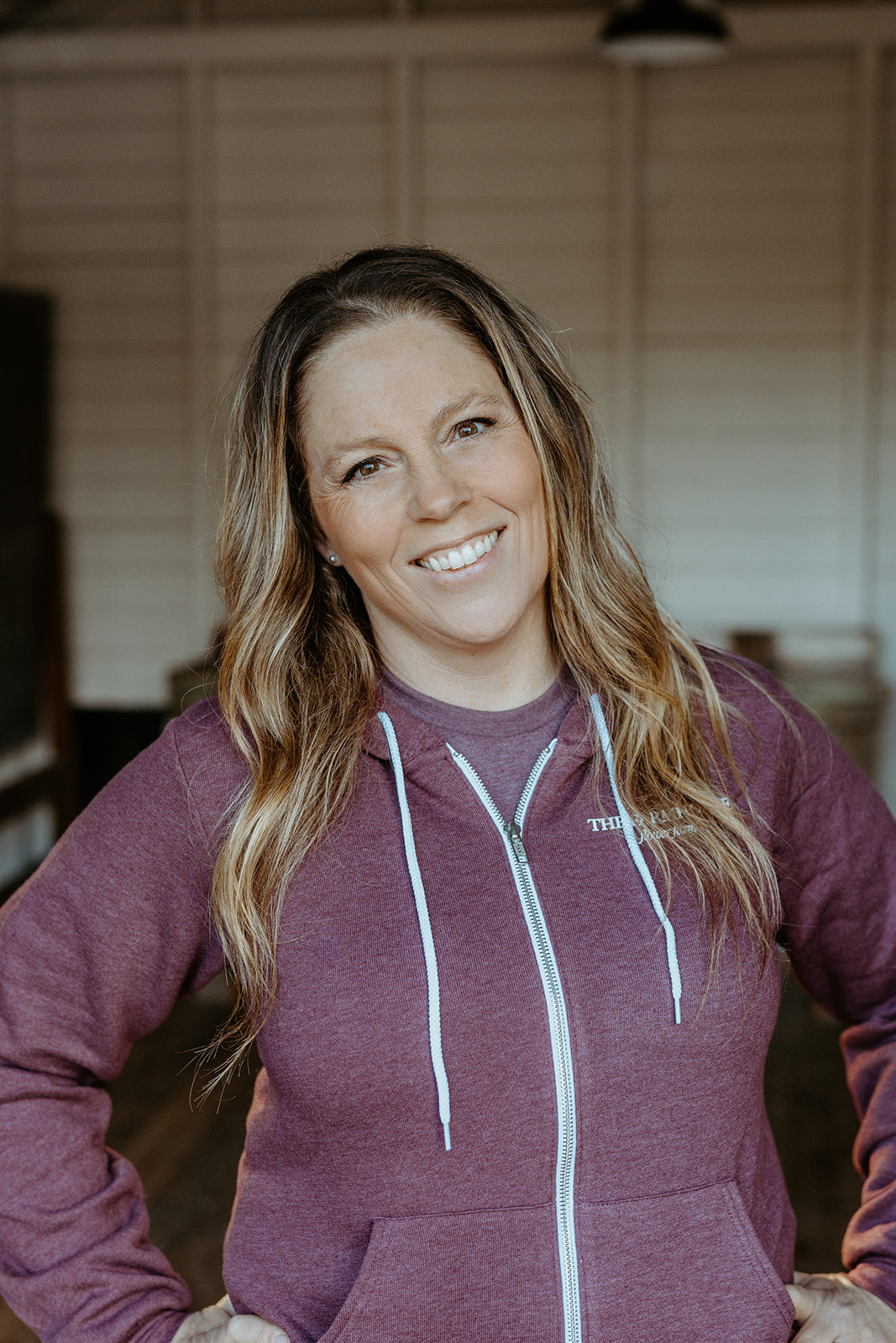 Hooded Sweatshirt - Plum